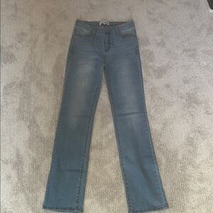 Fashion Nova Light Blue Straight Leg Jeans